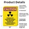 Signmission Radiation & Laser Sign, 14 in H x 10 in W, Plastic, Rectangle OS-2PACK-CR-P-1014-V-10248 - alternate 3